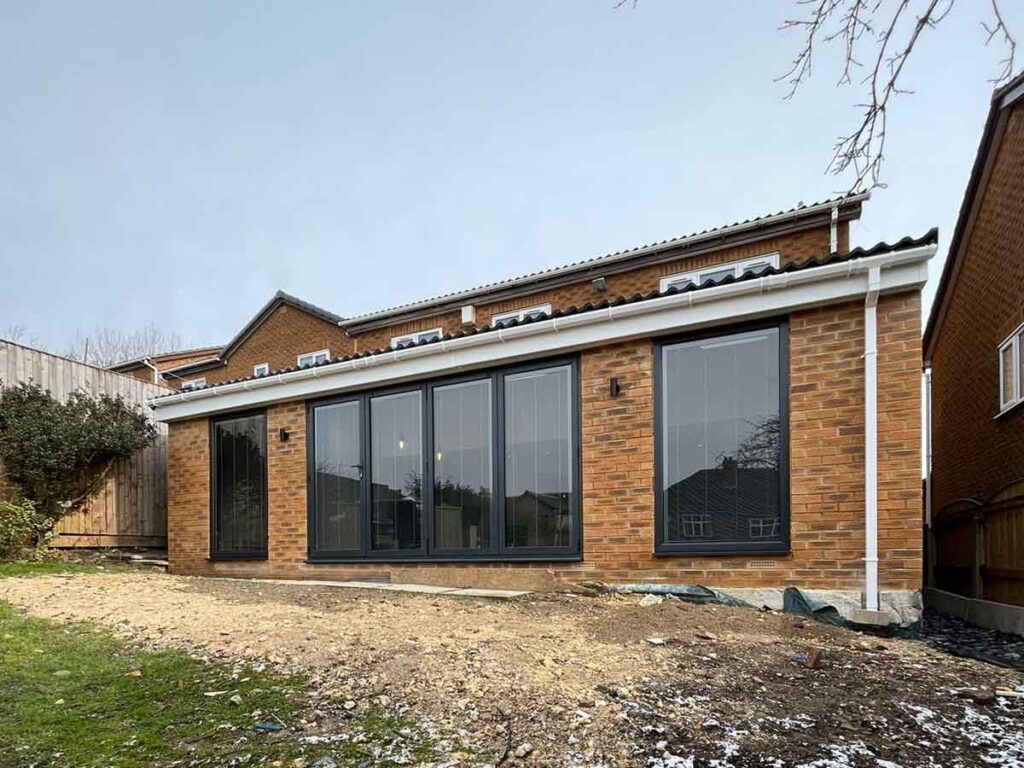 full view of Single Story Extension built by Builders at Totus Building & Maintenance Limited